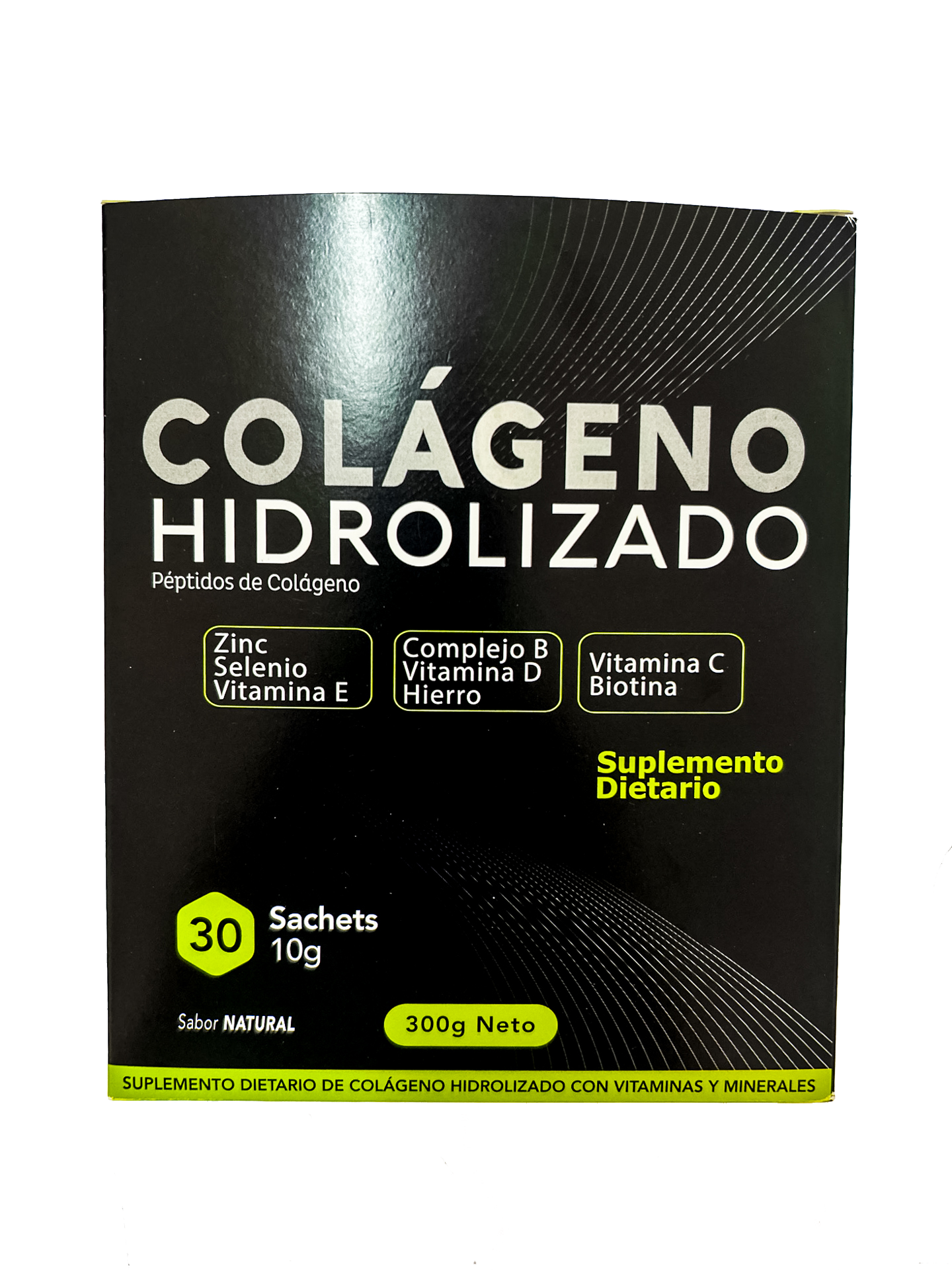 Colágeno Hidrolizado con Vitaminas y Minerales – 30 Sachets