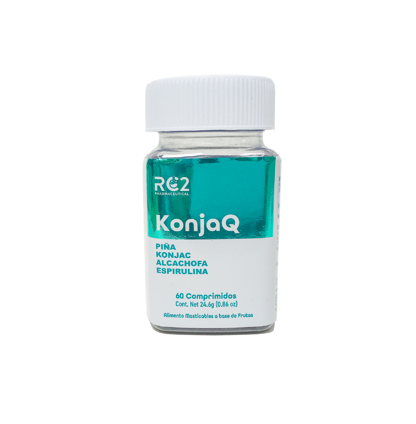 KonjaQ - Piña, Konjac, Espiriluina, Alcachofa - Plenitud y Saciedad
