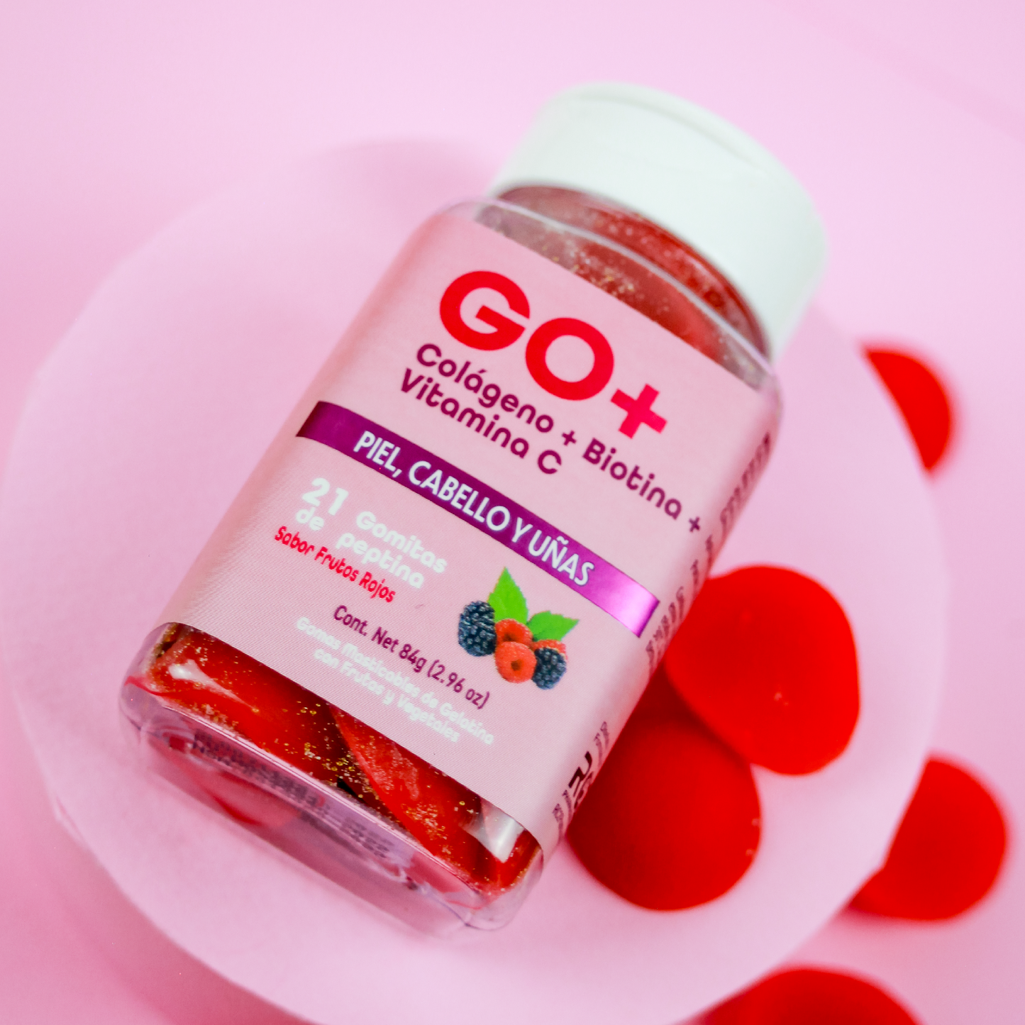 GO+ Gomitas de Colágeno + Biotina - 3Pack