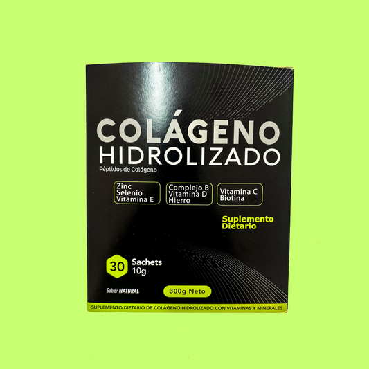 Colágeno Hidrolizado con Vitaminas y Minerales – 30 Sachets